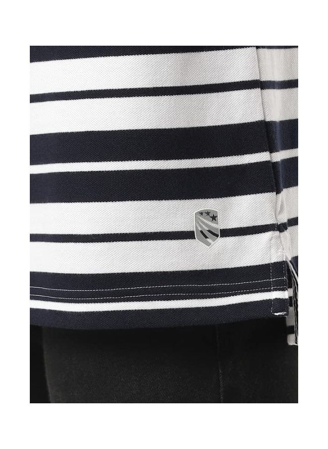 JOCKEY - Jockey US93 Men Super Combed Cotton Rich Striped Polo T Shirt - Image 1