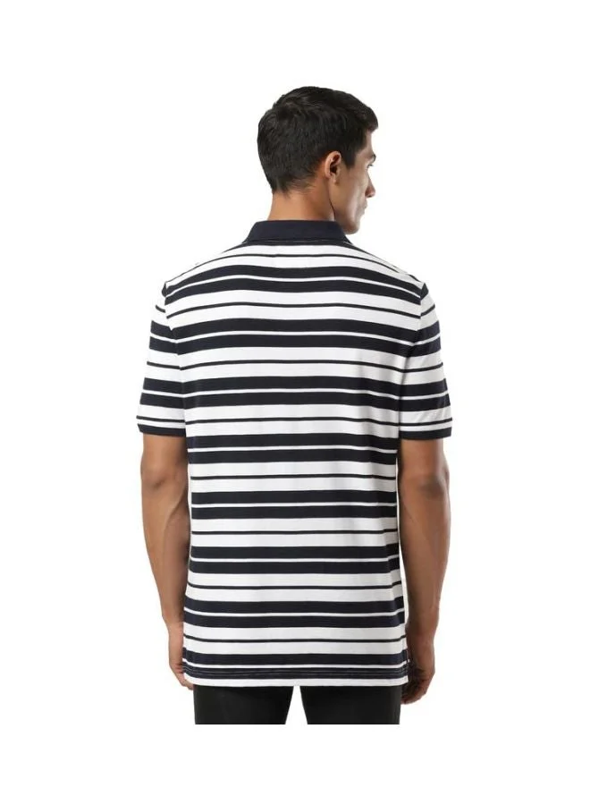 JOCKEY US93 Men Super Combed Cotton Rich Striped Polo T Shirt