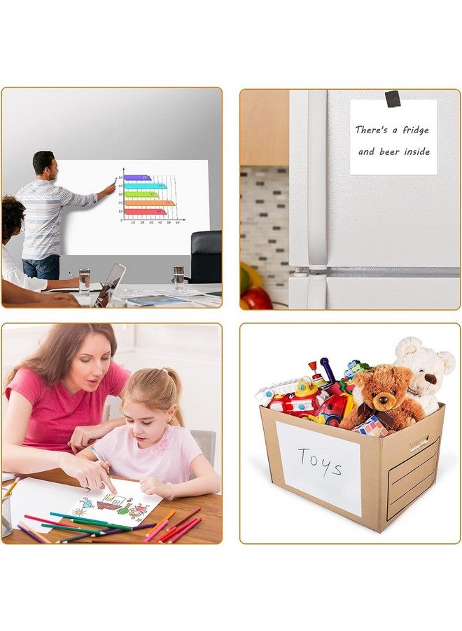 صن بيرد ورق حائط السبورة البيضاء، ورق لاصق للسبورة البيضاء، ملصق حائط لاصق على الحائط، طاولة، أبواب، مكتب، فصل دراسي، ملصقات السبورة المنزلية ذاتية اللصق (45 سم × 152 سم) - Image 4