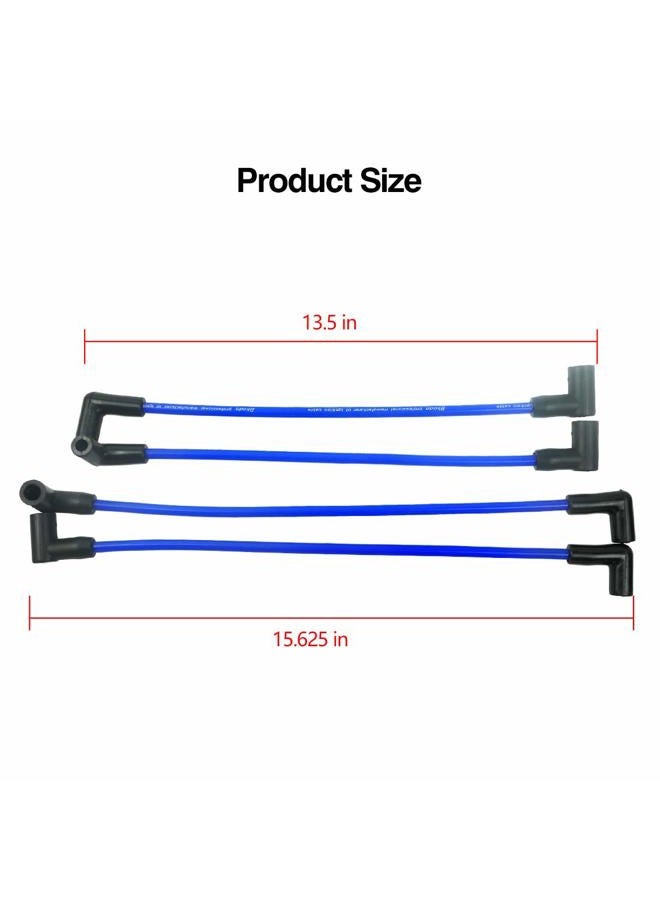 Nahntaipy 4 Wire Set Marine Spark Plug Wire Lead, Fits for Johnson Evinrude 90 115 HP, Outboard Engines OE Replacement 18-8839 9-28092, Premium Ignition Spark Plug Wire Set - Image 5