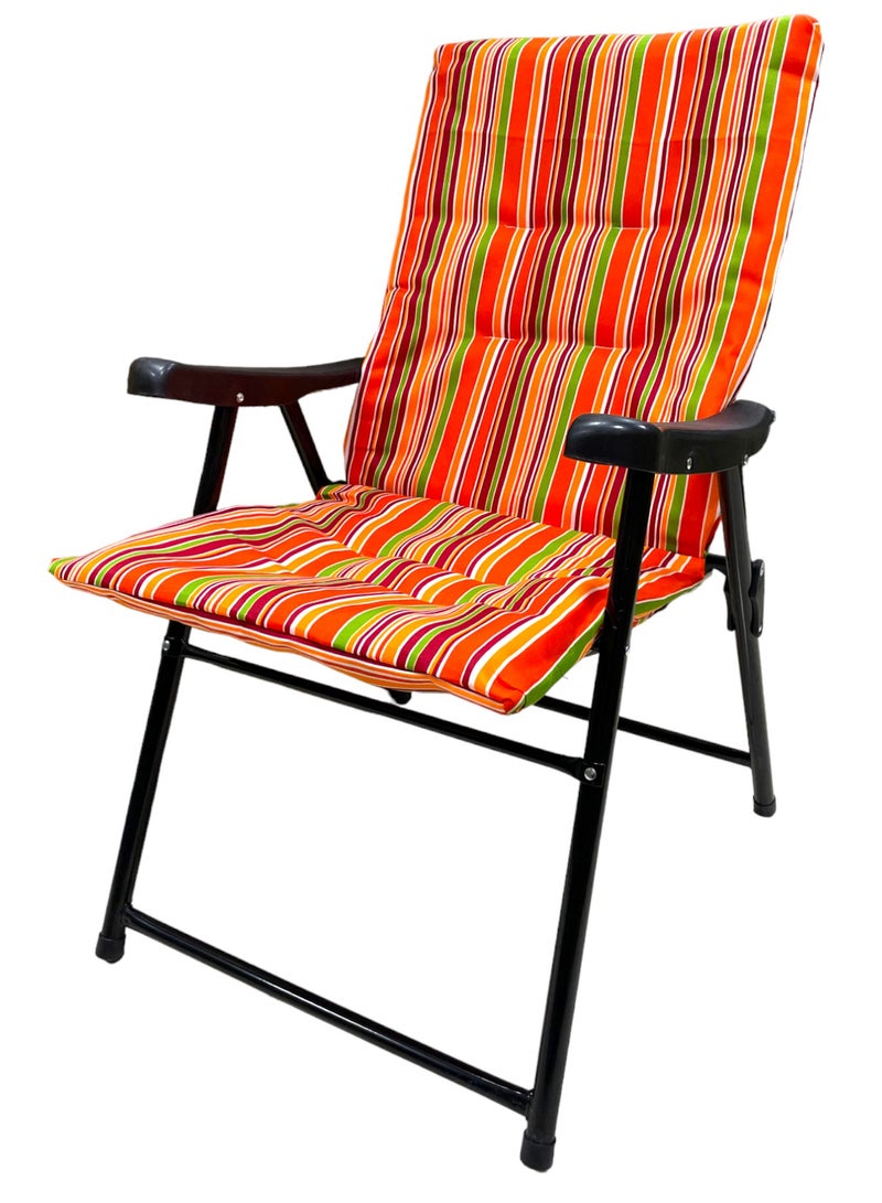 GO2CAMPS Foldable Camping Chair with Cusion | Beach Chair | Garden Chair | Fishing Chair | Picnic Chair - Image 1