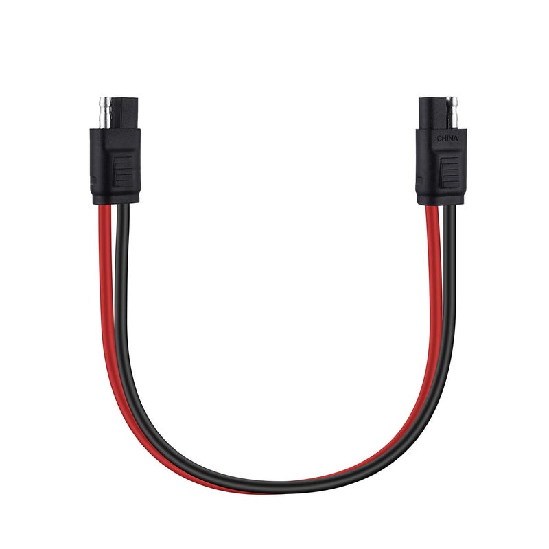 Miady 5-Pack 12" 10 Gauge 2 Pin Quick Disconnect Audiopipe Polarized Wire Harness, Heavy Duty SAE Connector Bullet Lead Cable, SAE Power Automotive Extension Cable (5 pcs) - Image 3