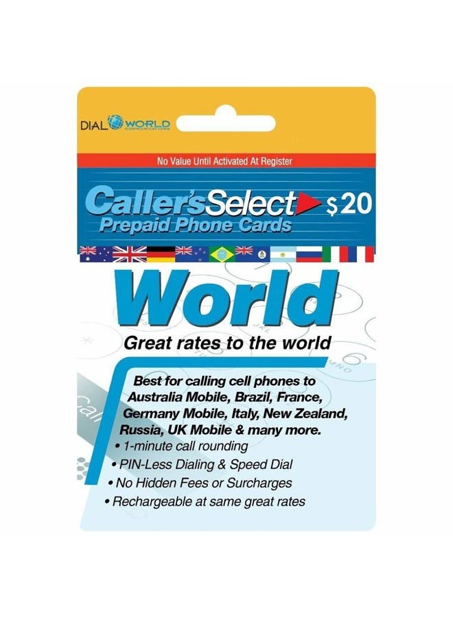 Callers Select World Prepaid Phone Card for International Long Distance Calling - Image 1
