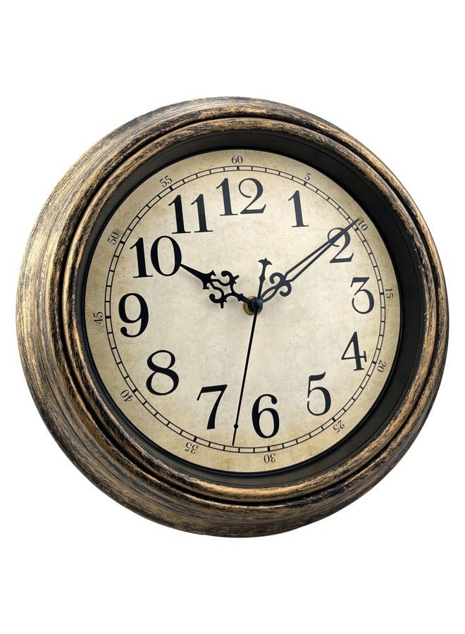 Plumeet Wall Clock, Gold Copper, 16'' - Image 4
