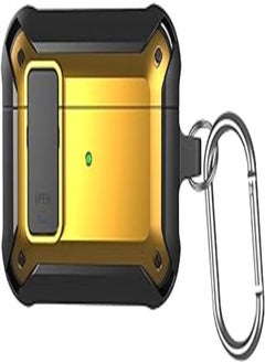 Airpods Pro Case Soft TPU PC Armor (Black & Yellow)
