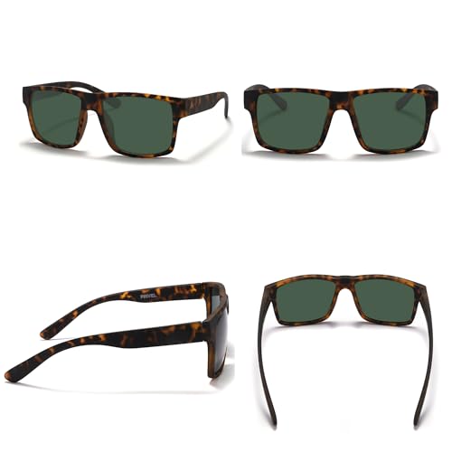 PRIVEL XXL Size Extra Large Square 157MM Polarized Sunglasses for Big Wide Heads Men TR90 Lightweight UV400 Glasses (PMX008P-8) - Image 2