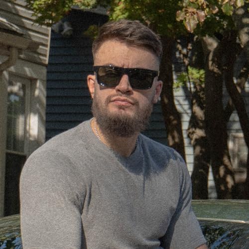 PRIVEL XXL Size Extra Large Square 157MM Polarized Sunglasses for Big Wide Heads Men TR90 Lightweight UV400 Glasses (PMX008P-8) - Image 4