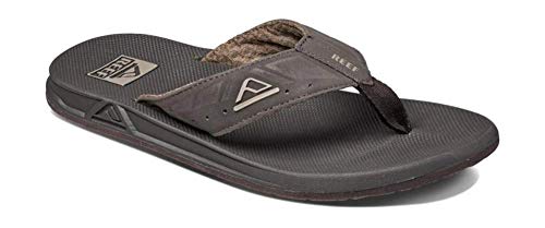 Reef Phantoms Mens Beach Flip Flop, Water Friendly, Soft and Supportive Molded Footbed, Brown, 10 - Image 4