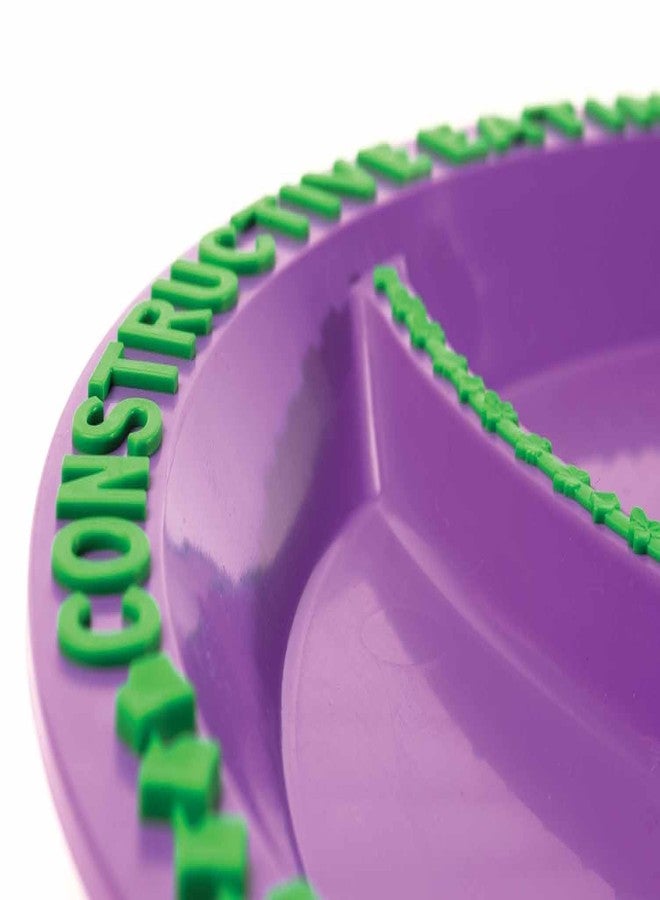 Constructive Eating Garden Fairy Plate for Toddlers, Infants, Babies and Kids - Plate is Made in The USA Using Materials Tested for Safety - Image 3
