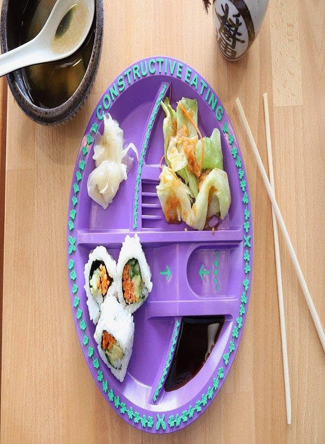 Constructive Eating Garden Fairy Plate for Toddlers, Infants, Babies and Kids - Plate is Made in The USA Using Materials Tested for Safety - Image 4