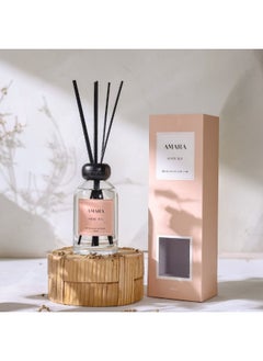 Amara Amara Reed Diffuser White Tea | Luxury Scented Diffuser for Home | Fresh Clean Fragrance Aromatherapy Natural Room Freshener Long Lasting Relaxing White Tea Scent  200 ml  - Image 3
