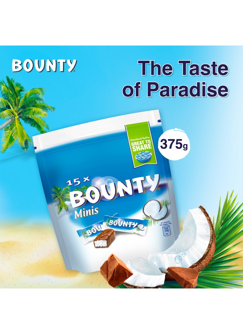 Bounty Mini Chocolate Bars 375gm x 15 Pcs - Image 3