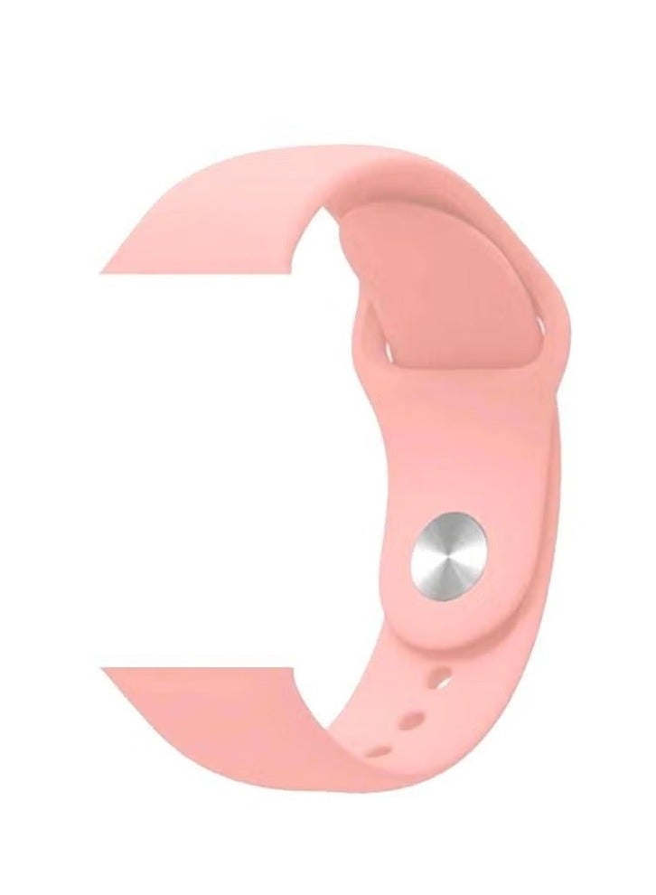 vesus Apple Watch Band 38mm/40mm/41mm Silicone Sport Watch Strap Light Pink