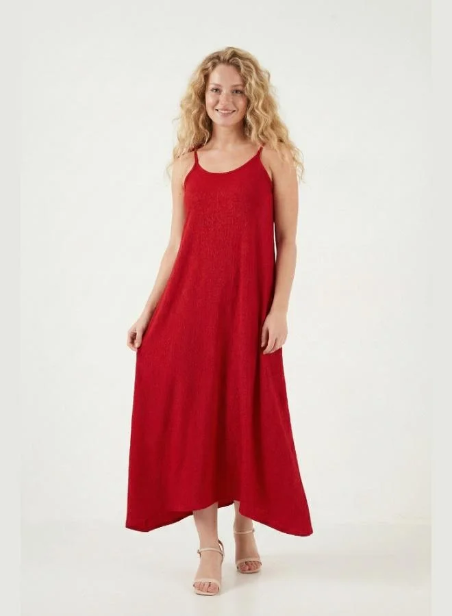Lela  Lela Regular Fit Strappy Long Dress Women's Dress 5865732 for Women | Best Price UAE