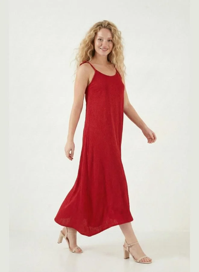 Lela  Lela Regular Fit Strappy Long Dress Women's Dress 5865732 for Women | Best Price UAE
