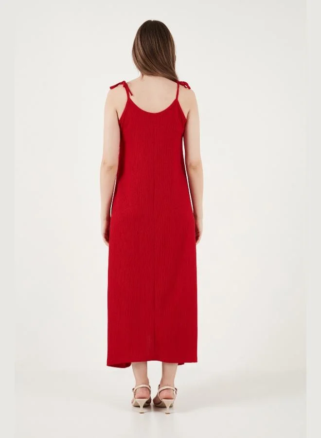 Lela  Lela Regular Fit Strappy Long Dress Women's Dress 5865732 for Women | Best Price UAE