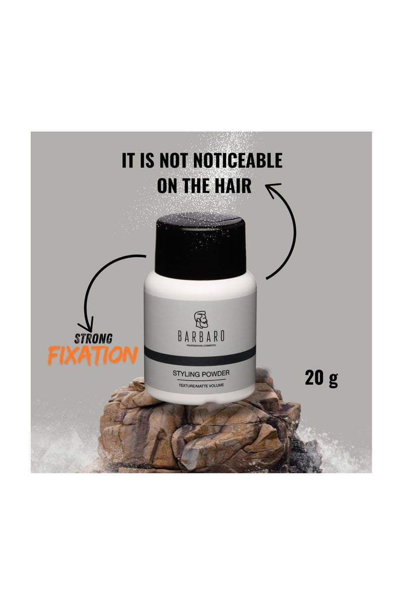 BARBARO Styling powder Barbaro, 20 g. - Image 4