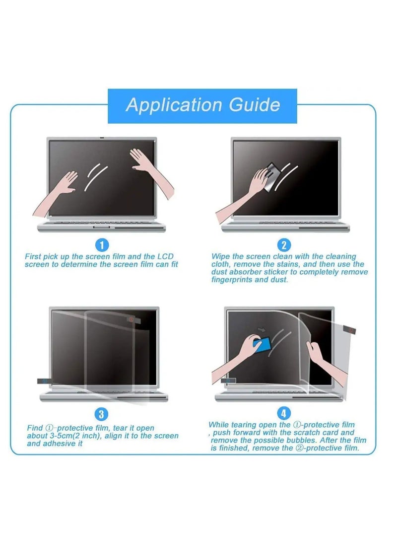 1Pack Anti Blue Light Screen Protector for MacBook Air 13 Inch (2018-2021, M1) & Mac Pro 13 Inch(2016-2022, M1, M2), Eye Protection/Anti Glare/Bubble Free - Image 4