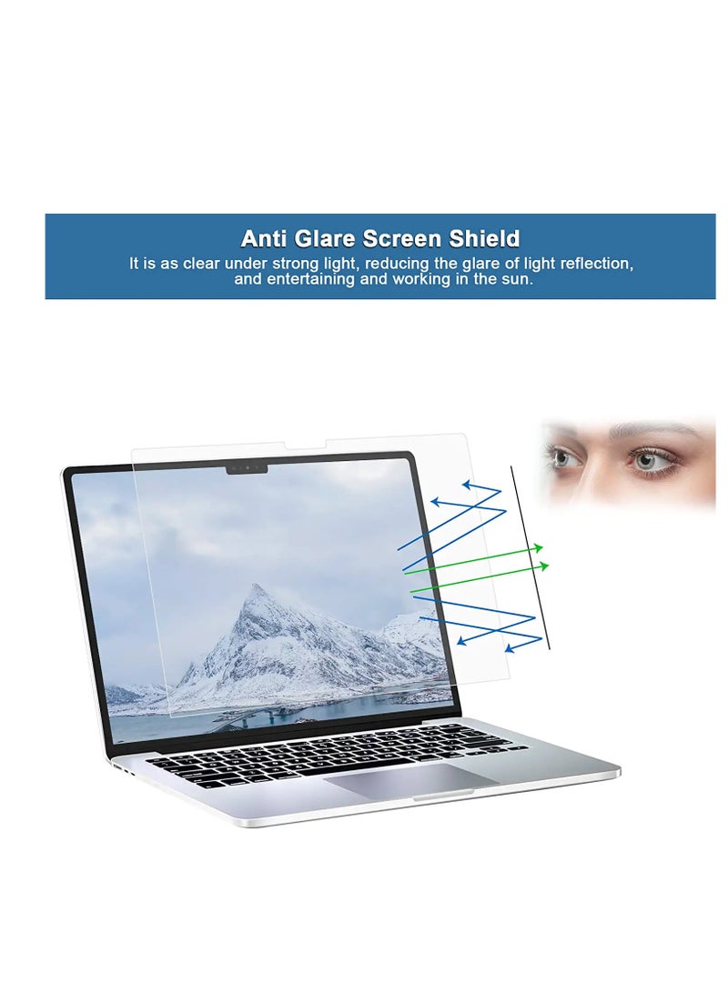 1Pack Anti Blue Light Screen Protector for MacBook Air 13 Inch (2018-2021, M1) & Mac Pro 13 Inch(2016-2022, M1, M2), Eye Protection/Anti Glare/Bubble Free - Image 3