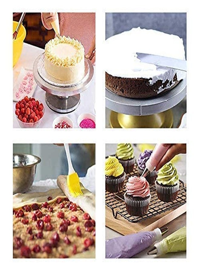 FAGVA Combo Pack for Cakes 1 Icing Bag with 5 Decorating Nozzles & 1 Brush Set Spatula with Icing Pen Baking Pastry Tools Home & Bakery Organizer - Image 2