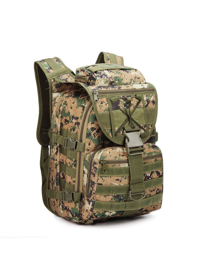 Generic Tactical Backpack Military Fan Bag Travel Backpack X7 Swordfish Tactical Bag Mountaineering Camouflage Bag 40 Liters-Color:The Jungle Digital-Capacity:36-55L  - Image 1