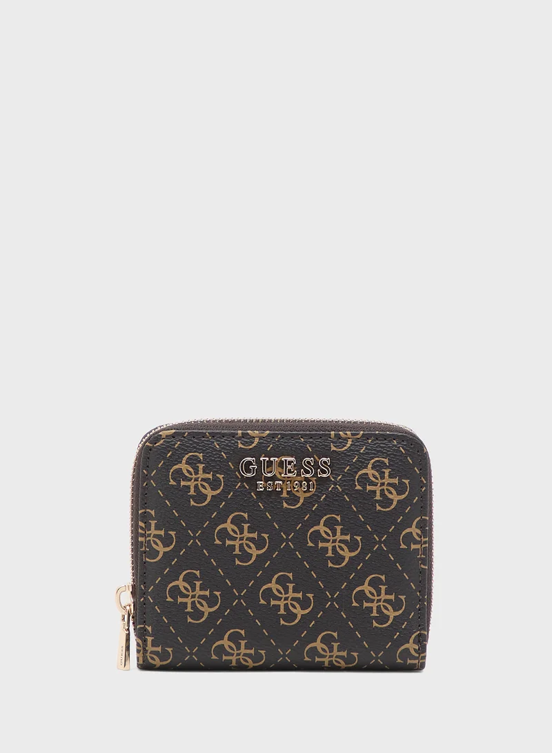 GUESS Laurel SLG Small Zip Around Wallet