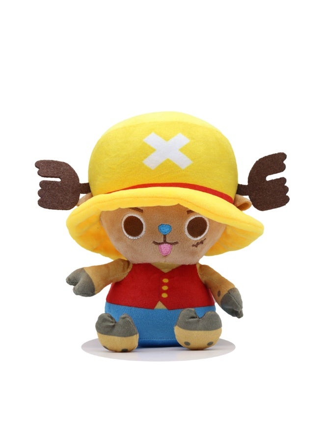 Cartoon anime plush toy of the "One Piece" character