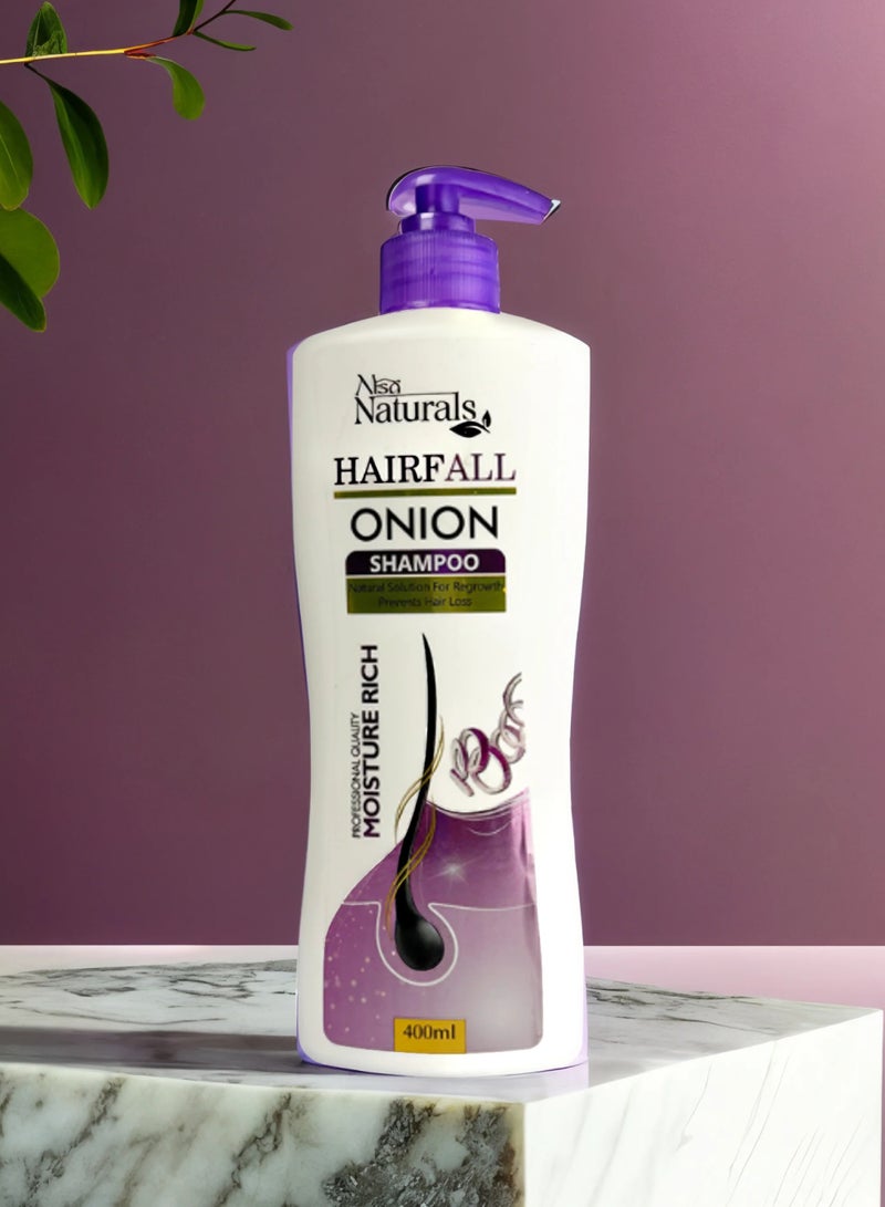Nisa Onion Shampoo 400 ML - Image 2