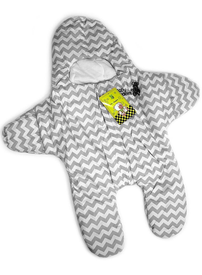 AGD Adjustable Soft Baby Swaddling Infant Hooded Wearable Blanket Sleeping Bag - Image 1