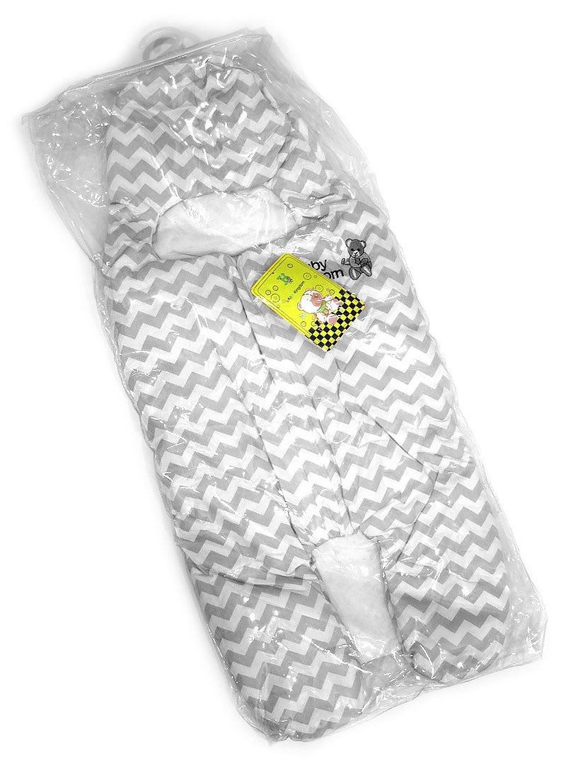 AGD Adjustable Soft Baby Swaddling Infant Hooded Wearable Blanket Sleeping Bag - Image 2