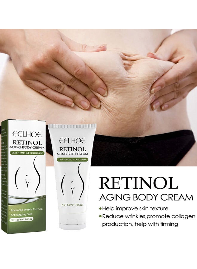 إيلهو كريم الريتينول للشيخوخة للجسم ، كريم الببتيدات لشد الوجه والجسم ، يرطب ، كريم الكولاجين المرطب المضاد للشيخوخة ، كريم الريتينول للوجه - Image 5