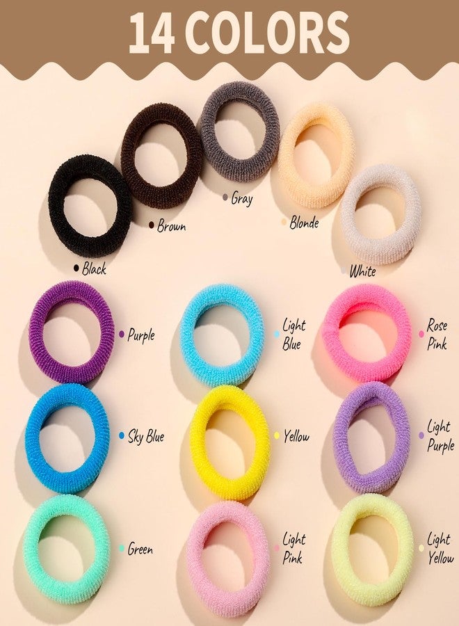 YGDZ Baby Hair Ties, 280 PCS Cotton Toddler Hair Ties, Seamless Soft Small Elastics Hair Bands with Organizer Box, Hair Accessories for Girls, Toddler, Kids, Mini Ponytail Holders… - Image 4