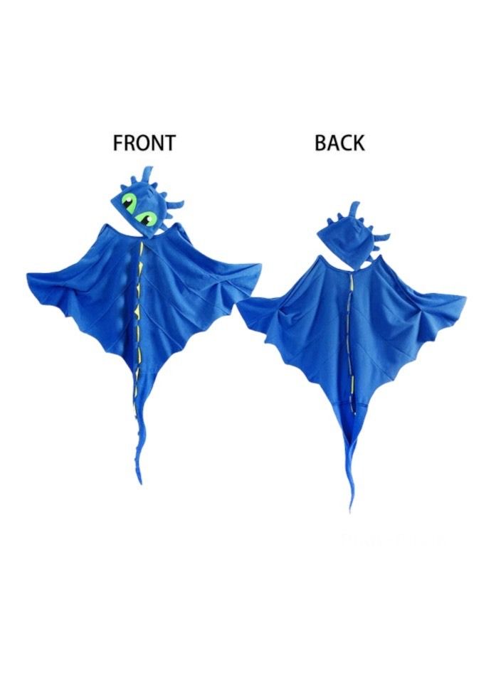 Highland Dinosaur Cape Mask Hat Costume for Kids - Image 2
