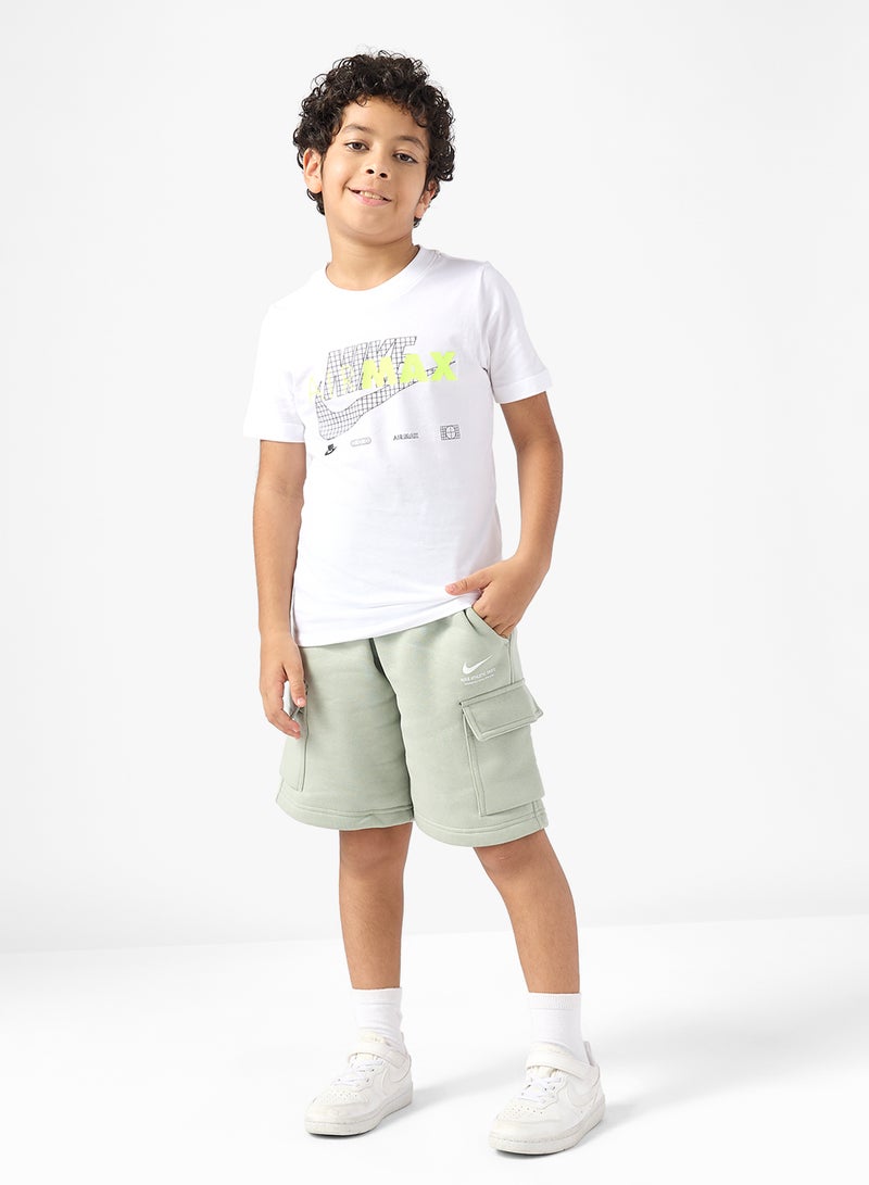 Nike Kids Nsw Fleece Cargo Shorts - Image 2