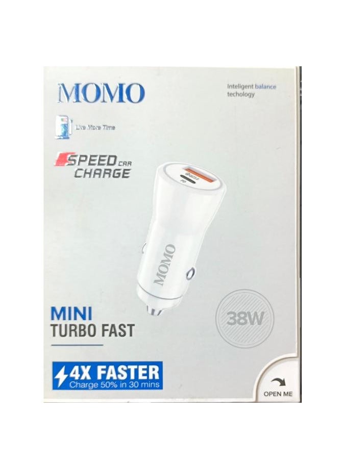 مومو شاحن سيارة 38 واط - Image 2