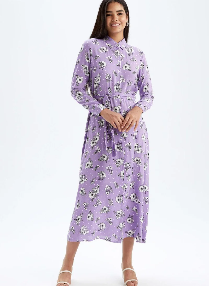 DeFacto Floral Midi Dress