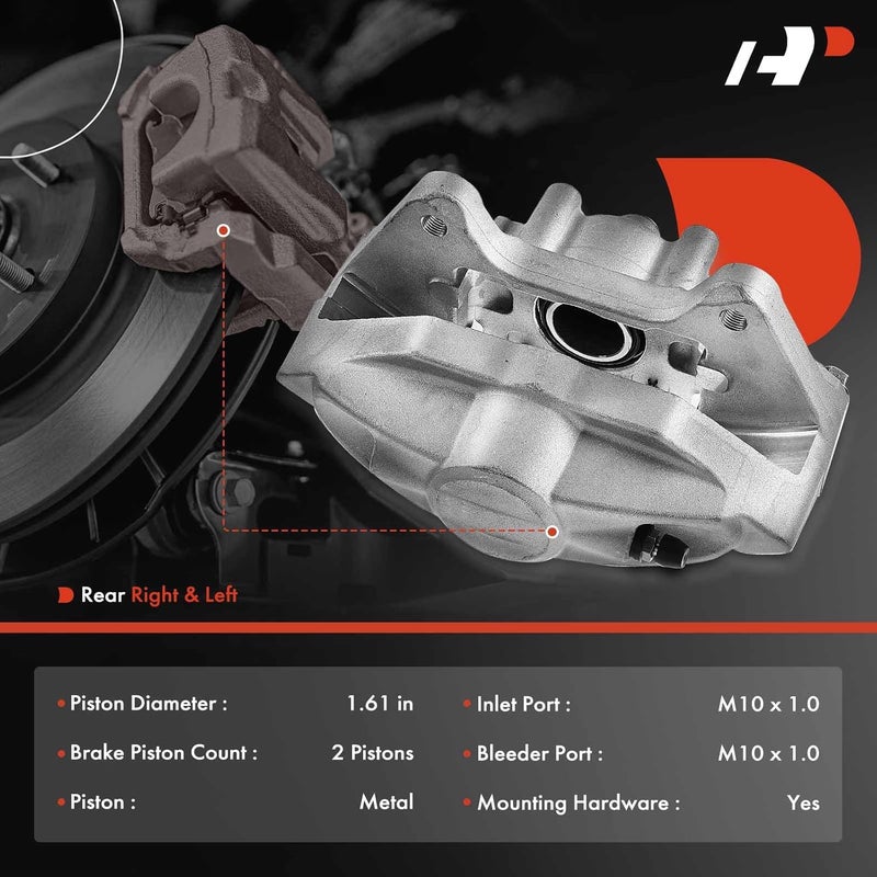 A-Premium Disc Brake Caliper Assembly for Infiniti and Nissan - Image 2