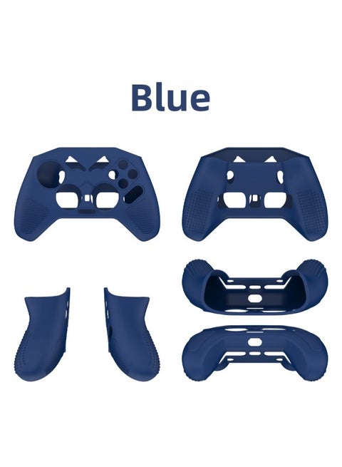 For Feizhi Black Samurai FLYDIGI Vader 4 Pro Gamepad Silicone Protective Case Simple Solid Color-Product Color:V16 Blue