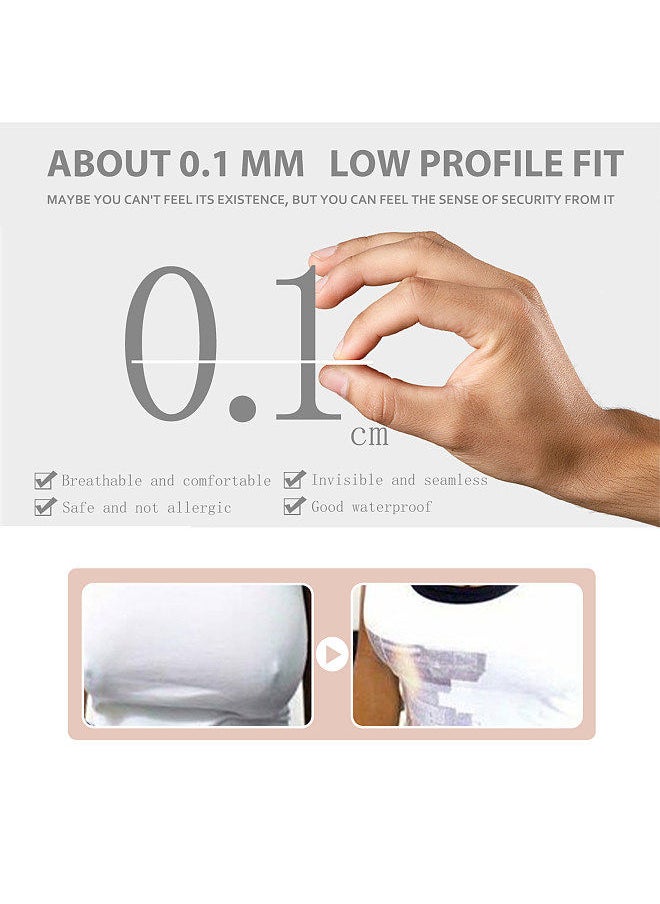 EELHOE EELHOE 20Pcs Nipple Covers Invisible Skin-friendly Anti-friction Anti-bump Nipple Stickers Summer Wearing  - Image 3