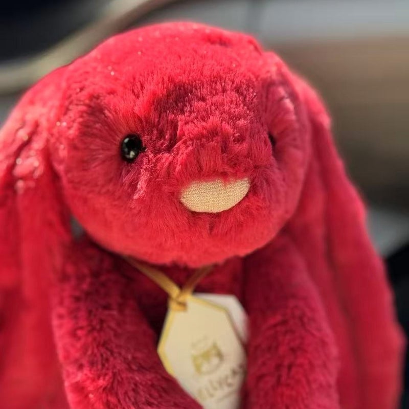 Jellycat Style Floral Bunny Plush Toy, Birthday Gift - Image 5