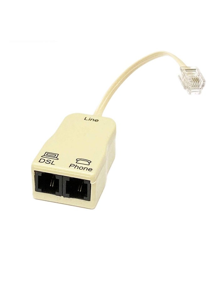 Taimi - DSL Filter Phone Jack Splitter DSL Splitter Filter Z-Blocker for Phone Line pack of 2 - Image 1