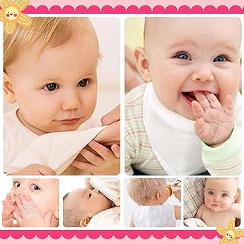 Lanjue 24 Pcs Muslin Face Cloths 12x12 Inch Cotton Face Cloths Muslin Squares Reusable Facial Towels Cleansing Remover Cloths for Makeup Removal Facial Cleaning - Image 5