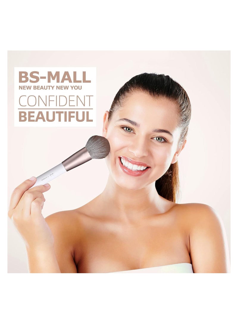 BS Mall Makeup Brushes18 Pcs Premium Synthetic Powder Foundation Blush Contour Concealers Lip Brushes - Image 3