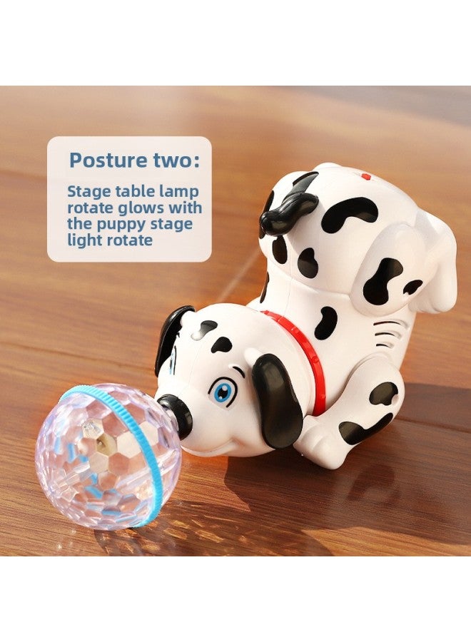 Shake The Same Stunt Top Ball Electric Toy Dog Can Sing And Dance Luminous Rotating Top Ball Puppy Toy Wholesale-Specifications:388-19 + Screwdriver - Image 5