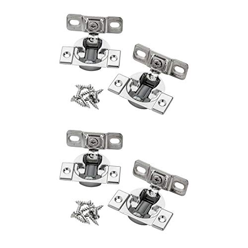 Blum Compact Soft-Close Bluemotion Variable 1-3/8" Overlay Hinge (4 Hinges) - Image 1