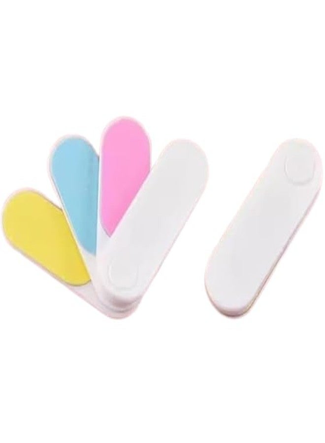 Doville 4-Way Mini Folding Nail Buffer & File | Portable Manicure Pedicure Tool | Compact Travel Nail Care Set - Image 2