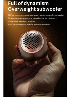 Generic Portable Mini Speaker TWS Open Ear Headphones with Earhook,3D Ball Charging Case Clear Stereo Sound Built-in Mic,Wireless Headset Earbuds Workout Sports Fitness Earphones Bluetooth 5.4(Vintage White)  - Image 5