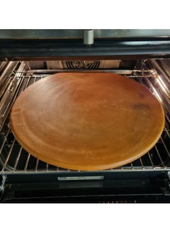 Generic Terracotta Clay Pizza Stone - Round 35cm  - Image 1