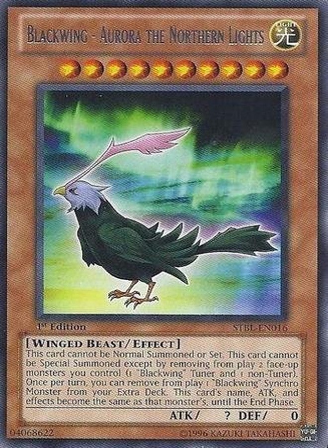 Yu-Gi-Oh! - Blackwing - Aurora The Northern Lights (STBL-EN016) - Starstrike Blast - 1st Edition - Rare