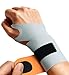 HiRui UltraThin Elastic Wrist Brace Wrist Wraps Compression Wrist Straps Support for Carpal Tunnel Arthritis Tendonitis Sprains Pain Relief Workout Soft Comfortable Gray Pack of 1 - Image 1